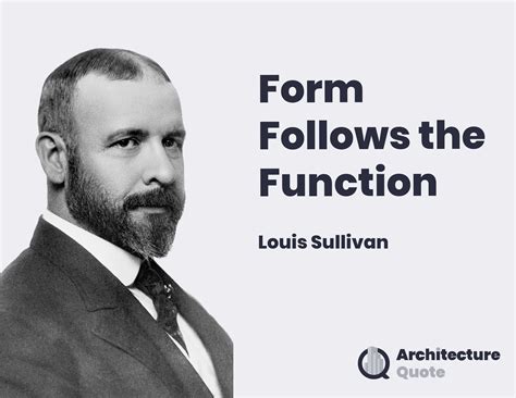 Form Follows The Function Famous Quote From Famous Architect Louis