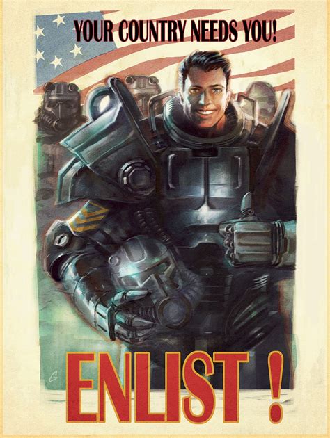 Fallout 4 Concept Military Propaganda Fallout 4 Poster