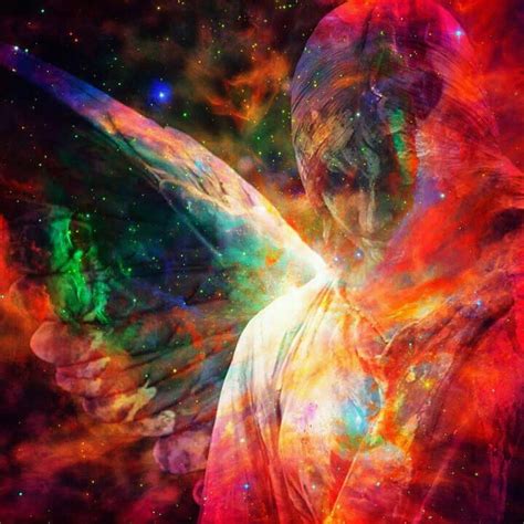 Rainbow Angel Spiritual Art Prophetic Art I Believe In Angels