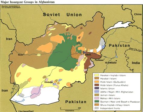 Insurgent groups (the mujahideen ) who received aid from several western countries and several muslim countries, fought against the soviet army and allied afghan forces. Afghanistan Maps