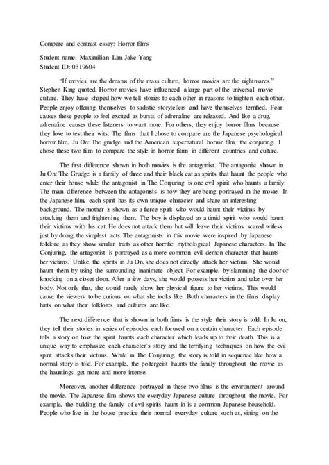 Scary Story Essays 2 Short Horror Story Essay