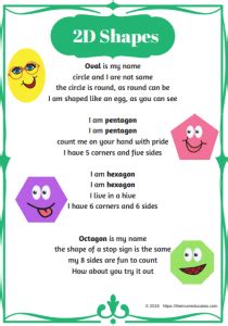 I know 2D shapes (Free poster, word cards and worksheets) - The Mum