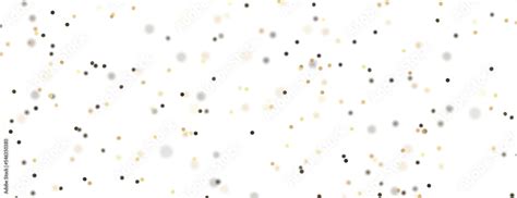 Golden Confetti Falling Down Isolated On Transparent Background Stock