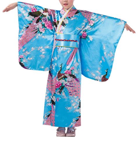 Buy Children Yukata Vintage Japanese Style Girl Kimono Kids Dress