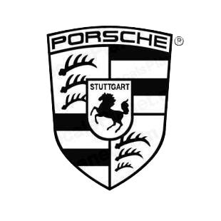 Porsche stuttgart logo famous logos decals, decal sticker 898