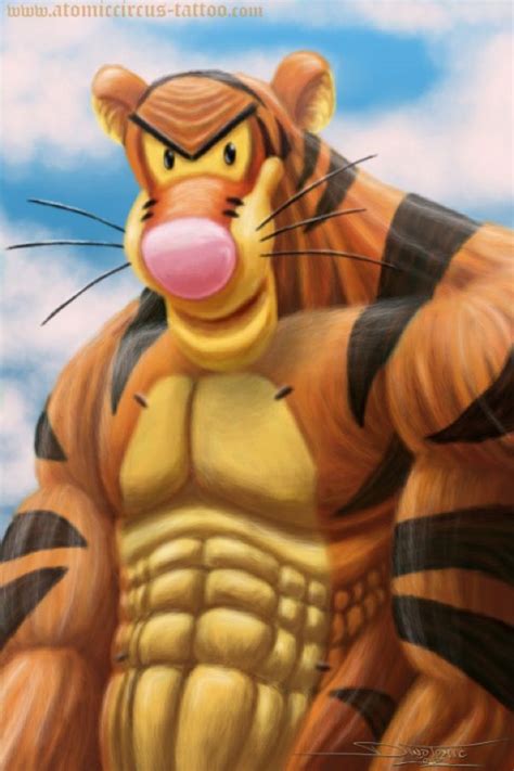 Muscle Tigger People Who Can Beat Me Up Pinterest Tigger