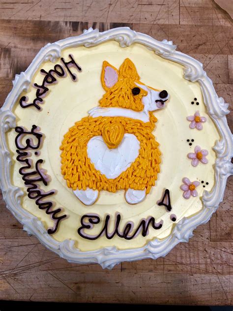 Corgi Birthday Buttercream Cake Decorating Puppy Cake Cake Toppings