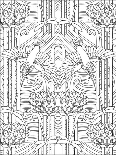 Get This Free Art Deco Patterns Coloring Pages For Adults 225709