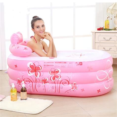 Inflatable Bathtub Folding Bath Tub Winter Dedicated Adult Bath Tub