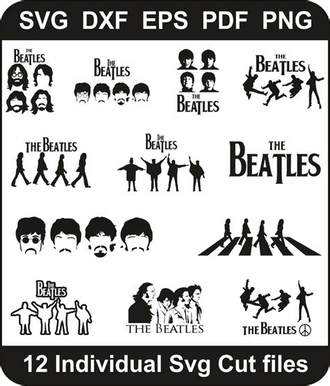 Beatles Lyrics Svg