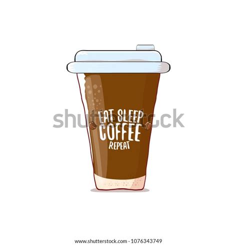Eat Sleep Coffee Repeat Vector Concept Stock Vector Royalty Free