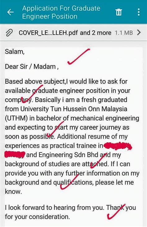 Sebagai contoh, nama kamu dan jabatan yang kamu lamar). 7 Contoh Cover Letter Bahasa Inggeris Dapat Pujian CEO ...