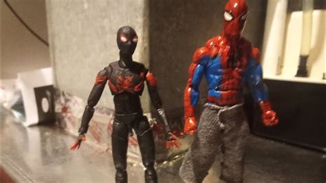 S H Figuarts Miles Morales Spider Man Into The Spider Verse Custom Figure Youtube