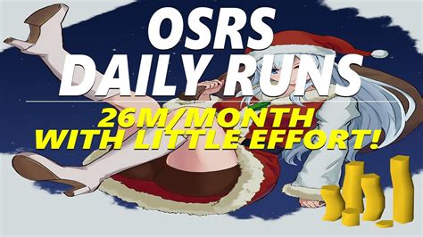 Check spelling or type a new query. OSRS Best daily runs to make 26M/Month | Osrs money making guide 2020 (Playing only 1 hour per ...