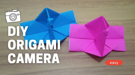 Paper Camera How To Make Paper Camera At Home Diy Origami Camera Youtube