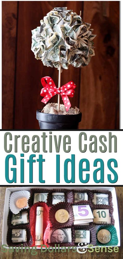 Check spelling or type a new query. Creative Money Gift Ideas - Saving Dollars & Sense