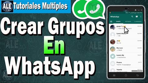 Como Crear Grupos En Whatsapp Hacer Un Grupo En Whatsapp Youtube