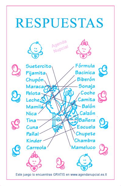 Crucigrama juegos para baby shower para imprimir con respuestas : Pin en juegos