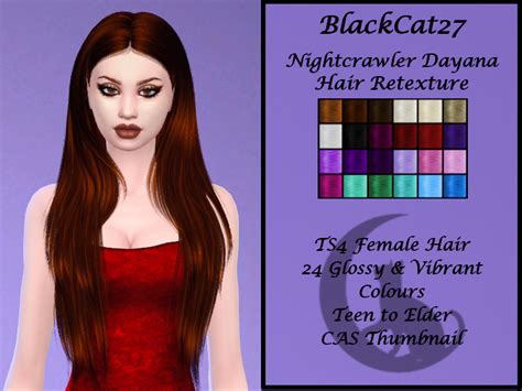 Blackcat27 Nightcrawler Dayana Hair Retexture Mesh Needed