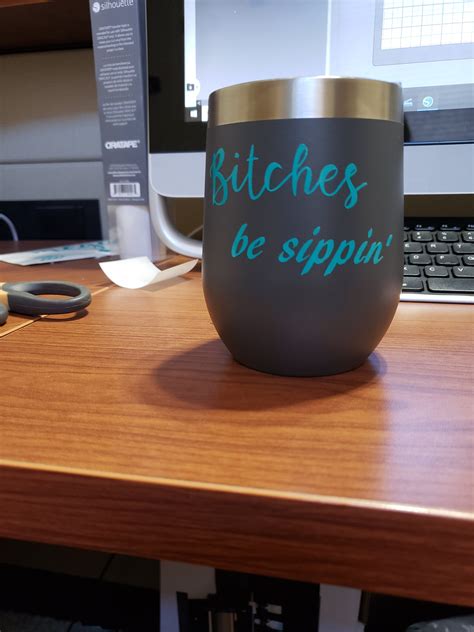 Bitches Be Sippin Decal For Tumbler Etsy