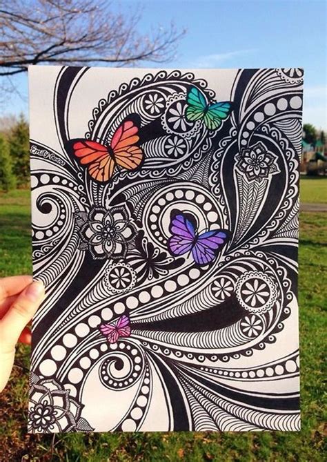 Absolutely Beautiful Zentangle Patterns For Many Use 20 Zentangle