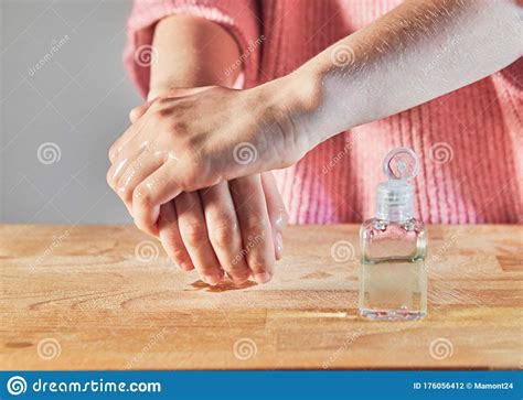 Using Rubbing Alchole Based Hand Cleaner