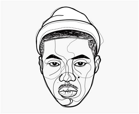Clip Art Rapper Drawing Rappers Black And White Png Transparent Png