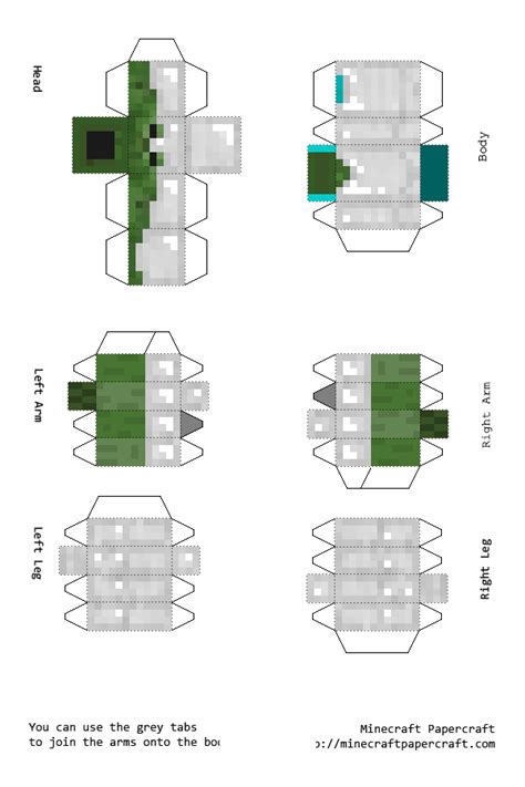 Papercraft Minecraft Armor Papercraft Images