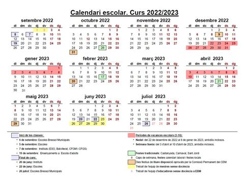 Calendario Escolar 2022 2023 Qué Día Empiezan Y Terminan Las Clases