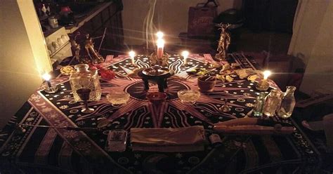 Full Moon Esbat Altar Wicca