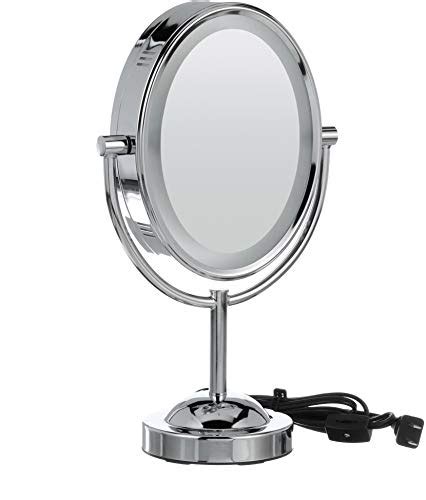 conair reflections double sided incandescent lighted vanity makeup mirror 1x 7x magnification