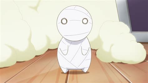A huge casket with a tiny mummy. Watch How to Keep a Mummy Episode 1 Online - White, Round, Tiny, Wimpy, and Ready | Anime-Planet