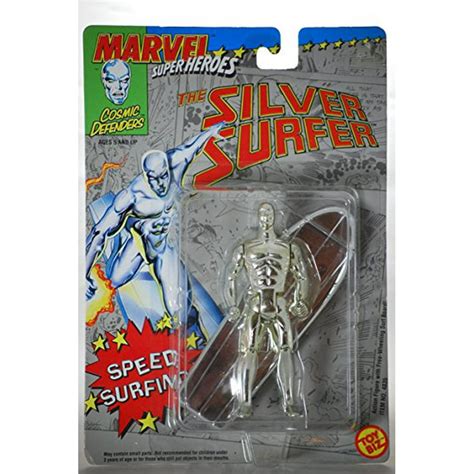 Marvel Super Heroes Cosmic Defenders The Silver Surfer With Free