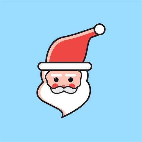 Premium Vector Cute Santa Claus Cartoon Character