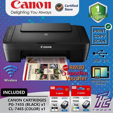 Smooth and smaller in configuration, combined with. Canon Pixma MG3070S Low Cost Cartridges All-In-One Low ...