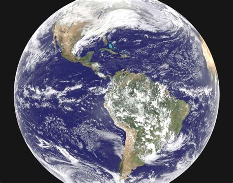 Meteorología Práctica Una Vista Reciente Del Planeta Tierra