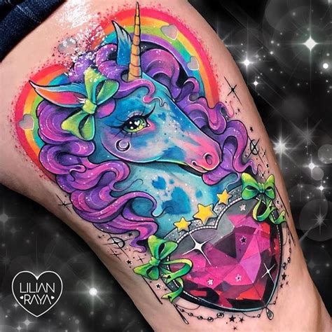 Pin By Megan Smith On Lilian Raya Completed Unicorn Tattoo Designs