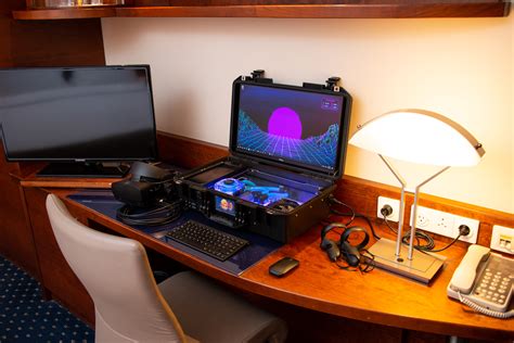 Briefcase Turned Into Liquid Cooled Gaming Pc With Built In 23 Inch Screen