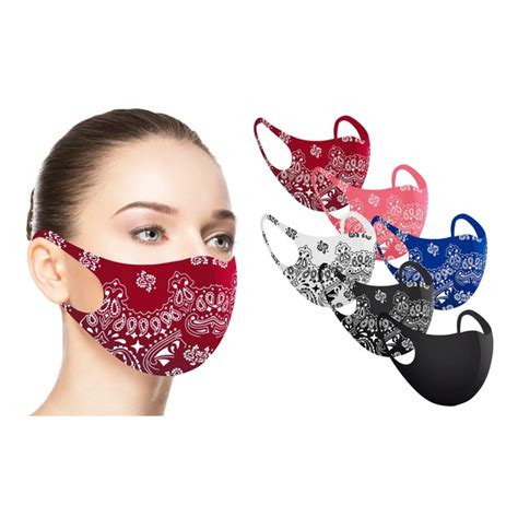 Reusable Fabric Face Masks 6 Pack Tanga