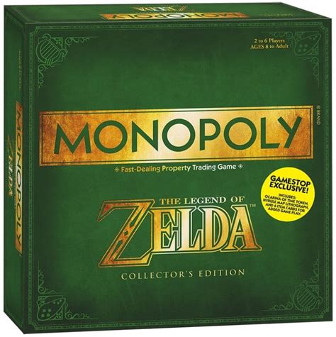 The Legend Of Zelda Monopoly Kapitalistisches Brettspiel Abenteuer In