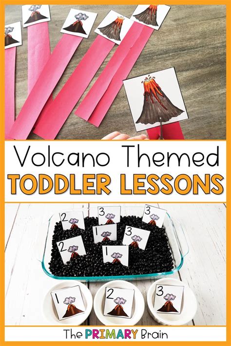 Toddler Lesson Plans - Volcano Themed Lessons in 2020 | Lesson plans