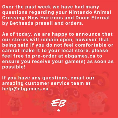 Gamestop Canada On Twitter Eb Games Is Committed To Supporting