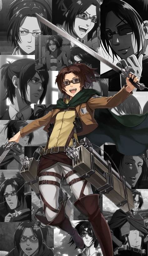 Hange Zoe Anime Aot Attack On Titan Hanji Shingeki No Kyojin Snk