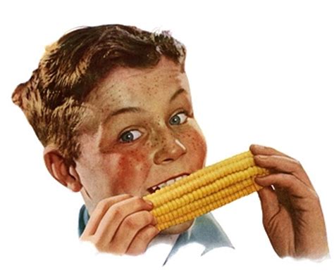 Whats The Right Way To Eat Corn On The Cob Typewriter Or Around