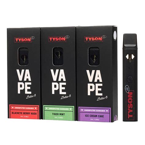 Tyson 2 0 Delta 8 Disposable Vape 2g 1 Count CBD