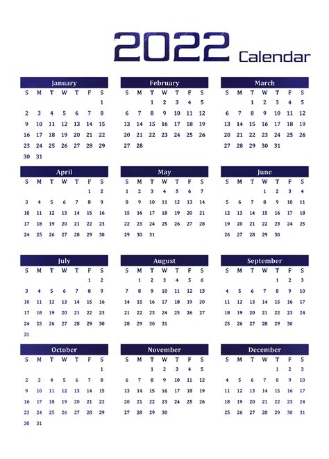 Vector Calendar 2022 Png Image Png All Png All