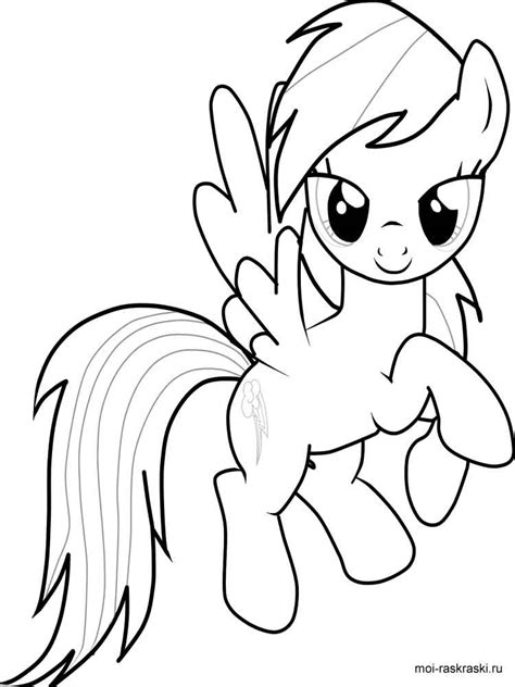 Now, print out and then use crayons, colored pencils … to create a nice picture. Rainbow Dash coloring pages. Free Printable Rainbow Dash ...