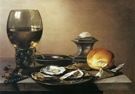 Pieter Claesz Still Life With Oysters 1642 At This Time In Dutch