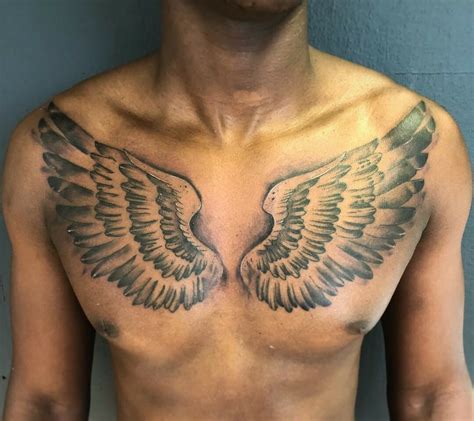 11 Chest Wing Tattoo Ideas That Will Blow Your Mind