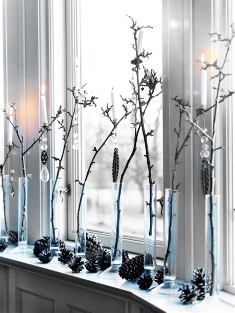 Weihnachtsschmuck Skandinavischer Stil Fensterdeko Zapfen Modern